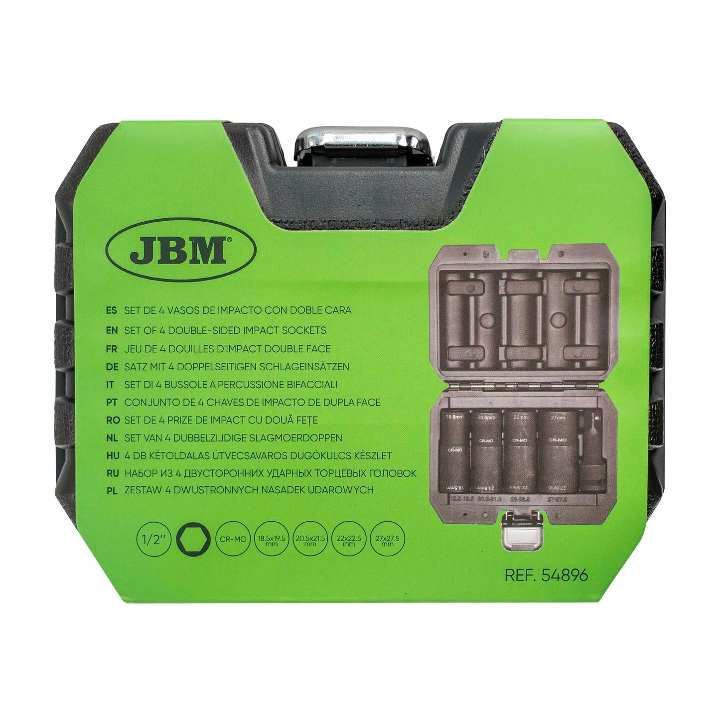 JBM SET DI 4 BUSSOLE A PERCUSSIONE BIFACCIALI 54896