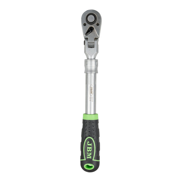 JBM CRICCHETTO ESTENDIBILE 1/2" 350-490MM CON TESTA ARTICOLATA A 72 DENTI 52197