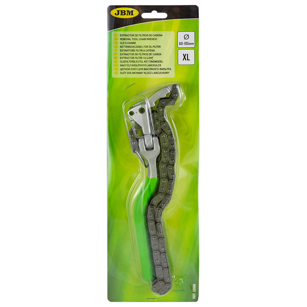 JBM ESTRATTORE FILTRI A CATENA Ø60-195MM VERSIONE EXTRALUNGHE 52608