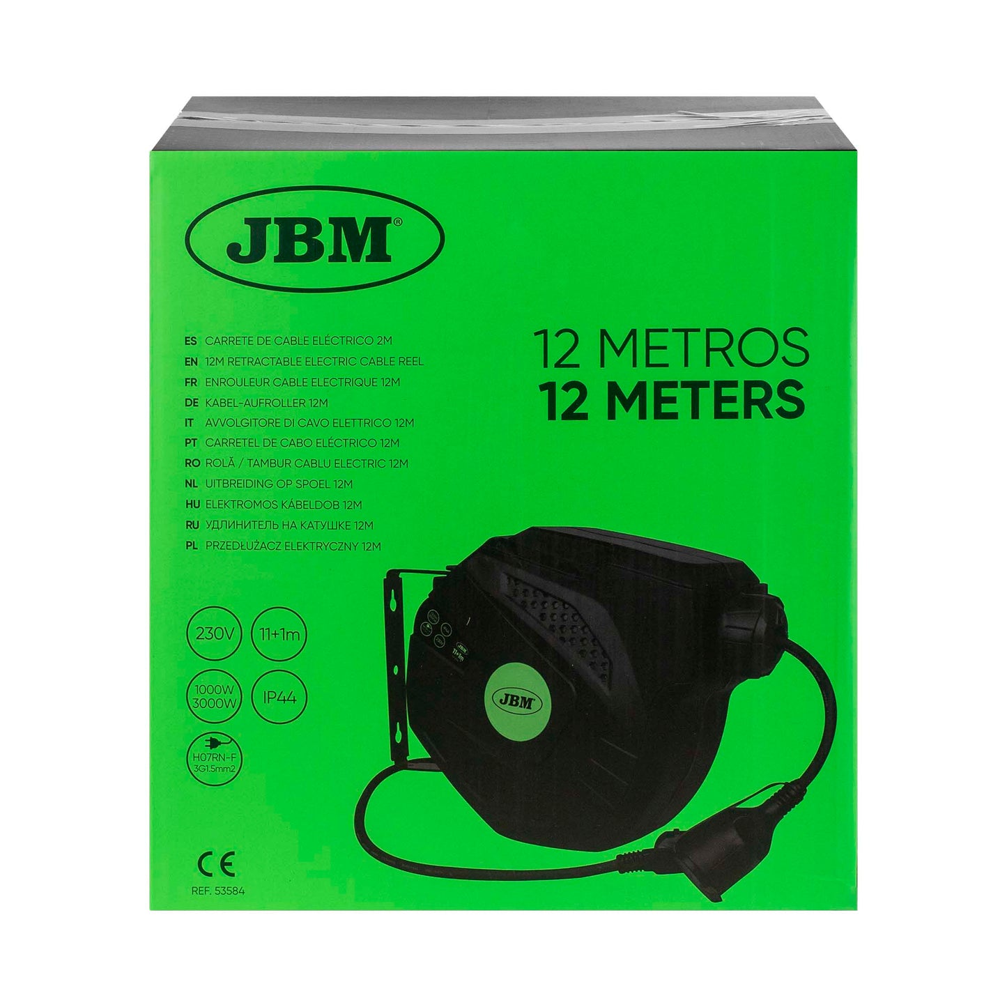 JBM AVVOLGITORE DI CAVO ELETTRICO - 12M 53584