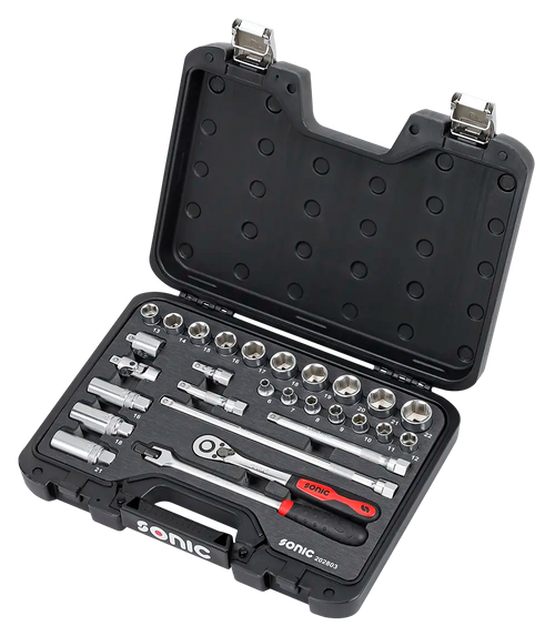 SONIC SET DI BUSSOLE BMCS 3/8" 28 PEZZI 202803