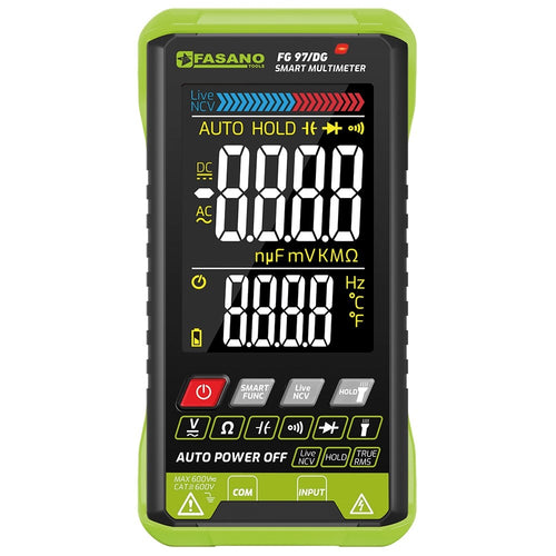 FASANO MULTIMETRO DIGITALE DC/AC – OHM FG 97/DG
