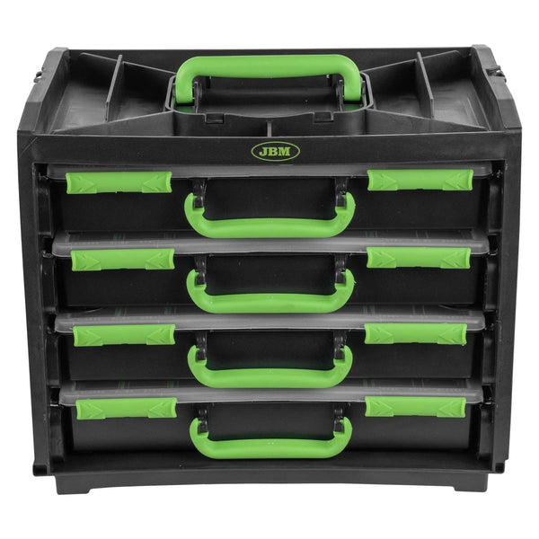 JBM CASSA CON 4 VALIGETTE IN PLASTICA ESTRAIBILI 54969 - Techservice