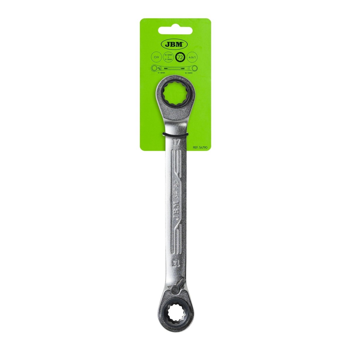 JBM CHIAVE AD ARPIONISMO 4 IN 1 (13-17MM X 10-19MM) 54790 - Techservice
