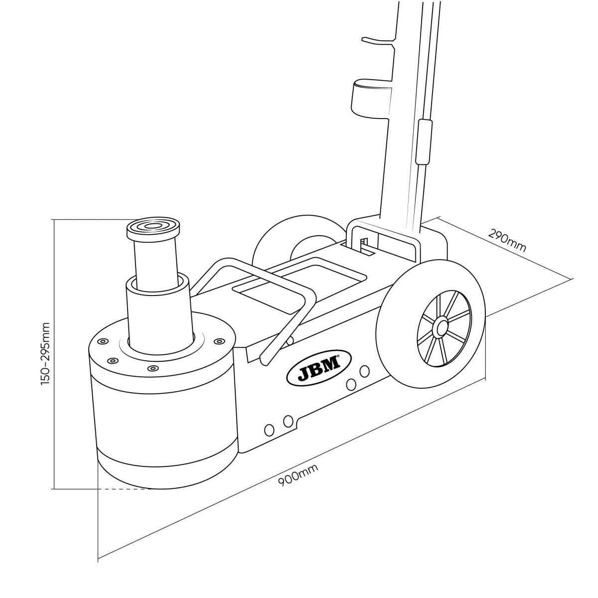 JBM CRIC OLEO - PNEUMATICO TELESCOPICO 20/40T 54516 - Techservice