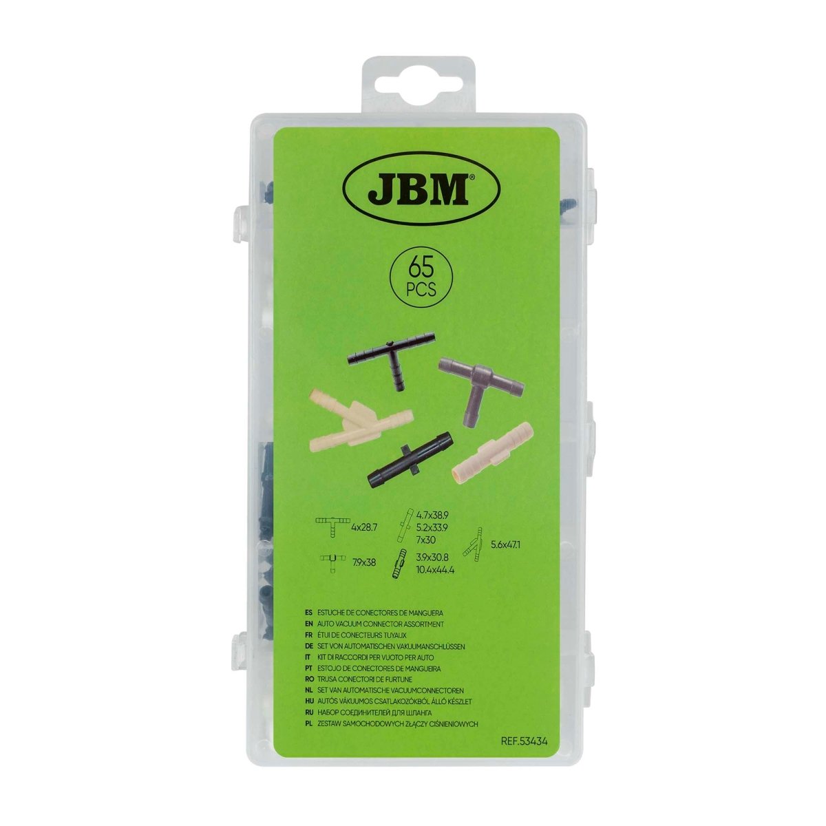 JBM KIT DI 65 RACCORDI PER VUOTO PER AUTO 53434 - Techservice