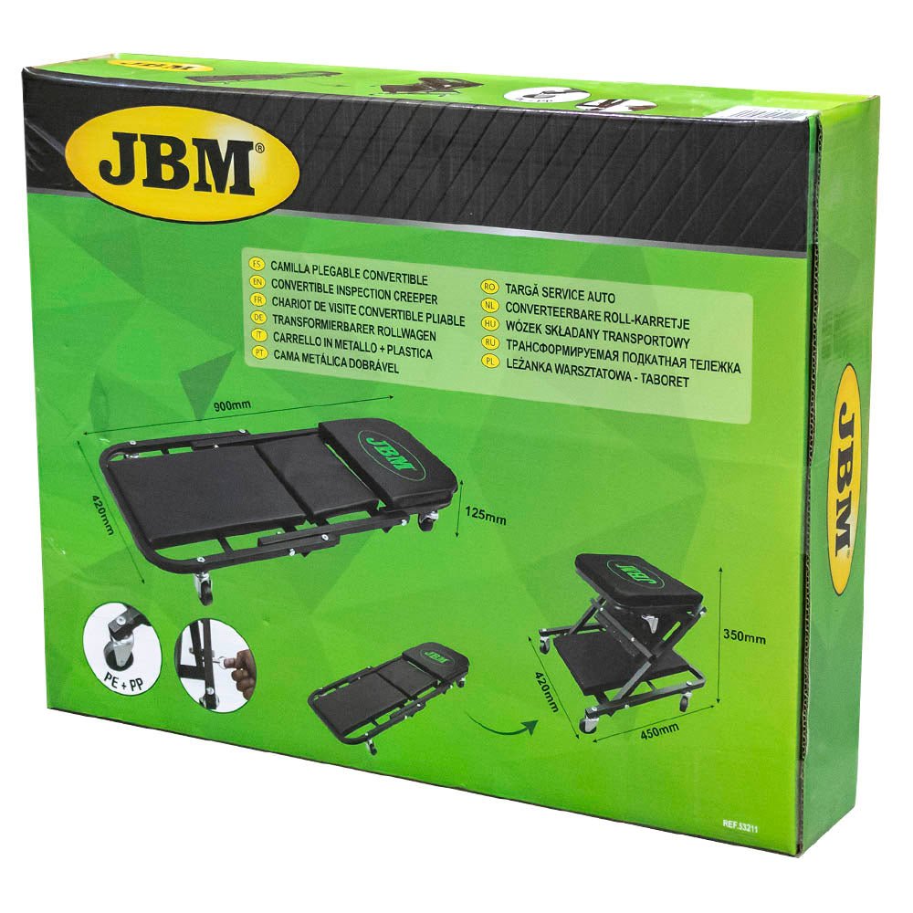 JBM LETTINO SOTTOMACCHINA PIEGHEVOLE 53211 - Techservice