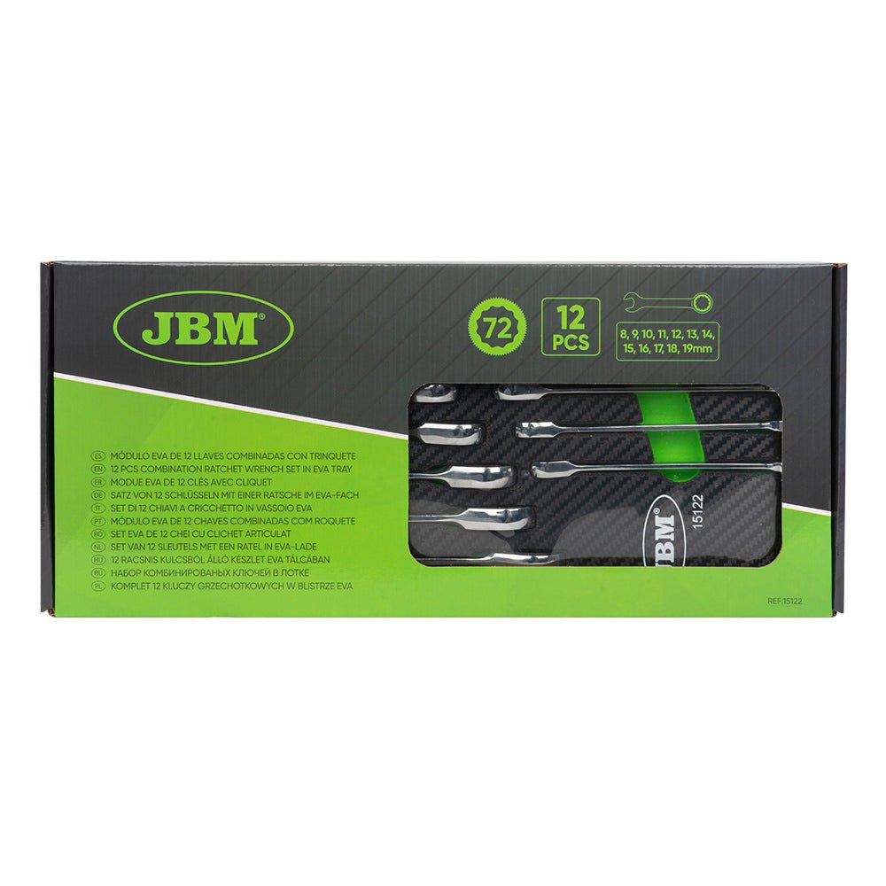 JBM MODULO EVA IN CARBONIO CON 12 CHIAVI A CRICCHETTO ARTICOLATE 15122 - Techservice