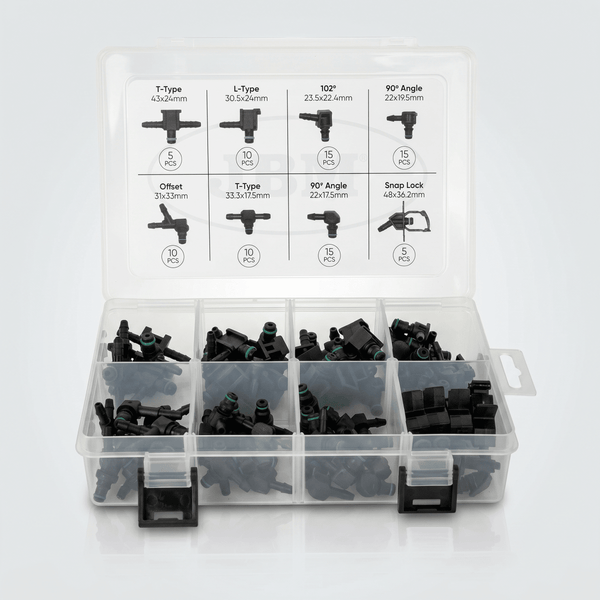 JBM VALIGETTA CON 85 RACCORDI DI RITORNO PER SISTEMI DIESEL 54830 - Techservice