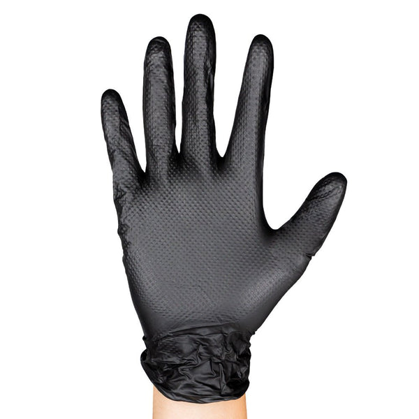 SCATOLA DA 100 PZ GUANTI NITRILE (100 UNITÀ) DIAMANTATI - Techservice