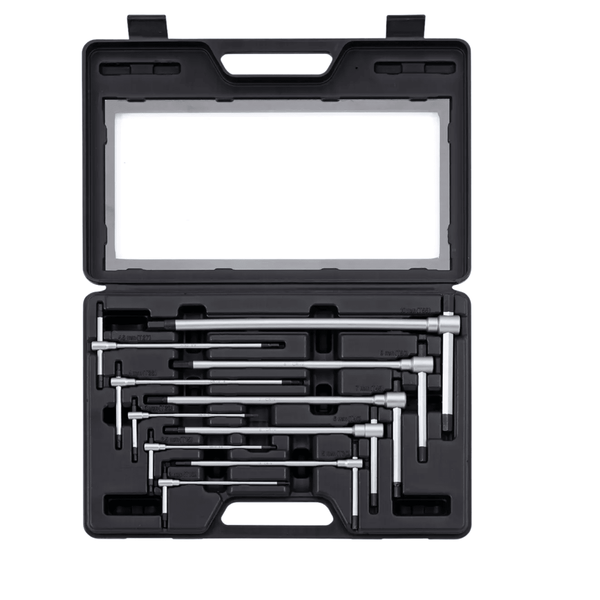 SONIC SET DI CHIAVI A BRUGOLA CON IMPUGNATURA A T 601014 | 10 pezzi - Techservice