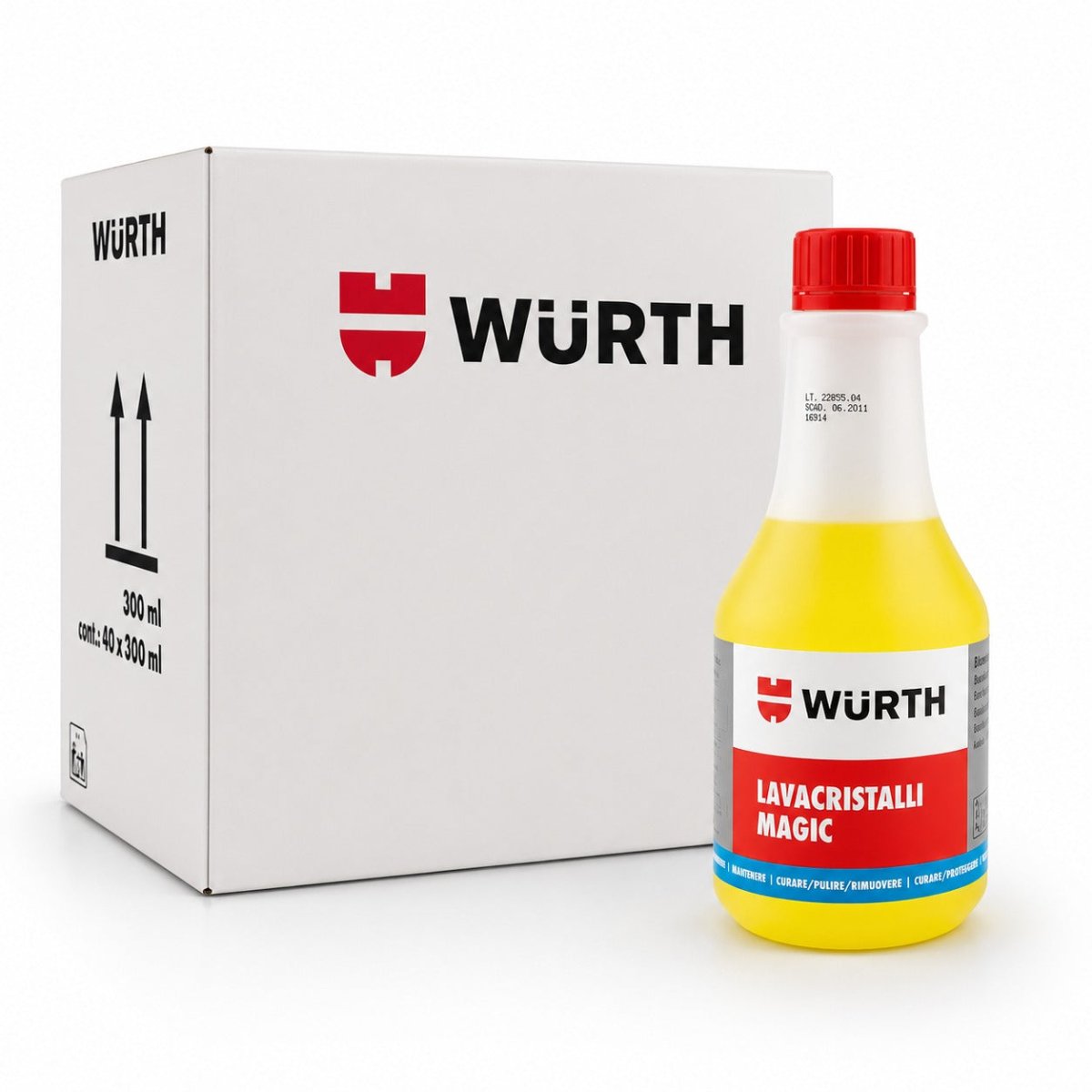 Würth LAVACRISTALLI MAGIC ESTIVO 300 ml | Scatola 20 o 40 pezzi - Techservice