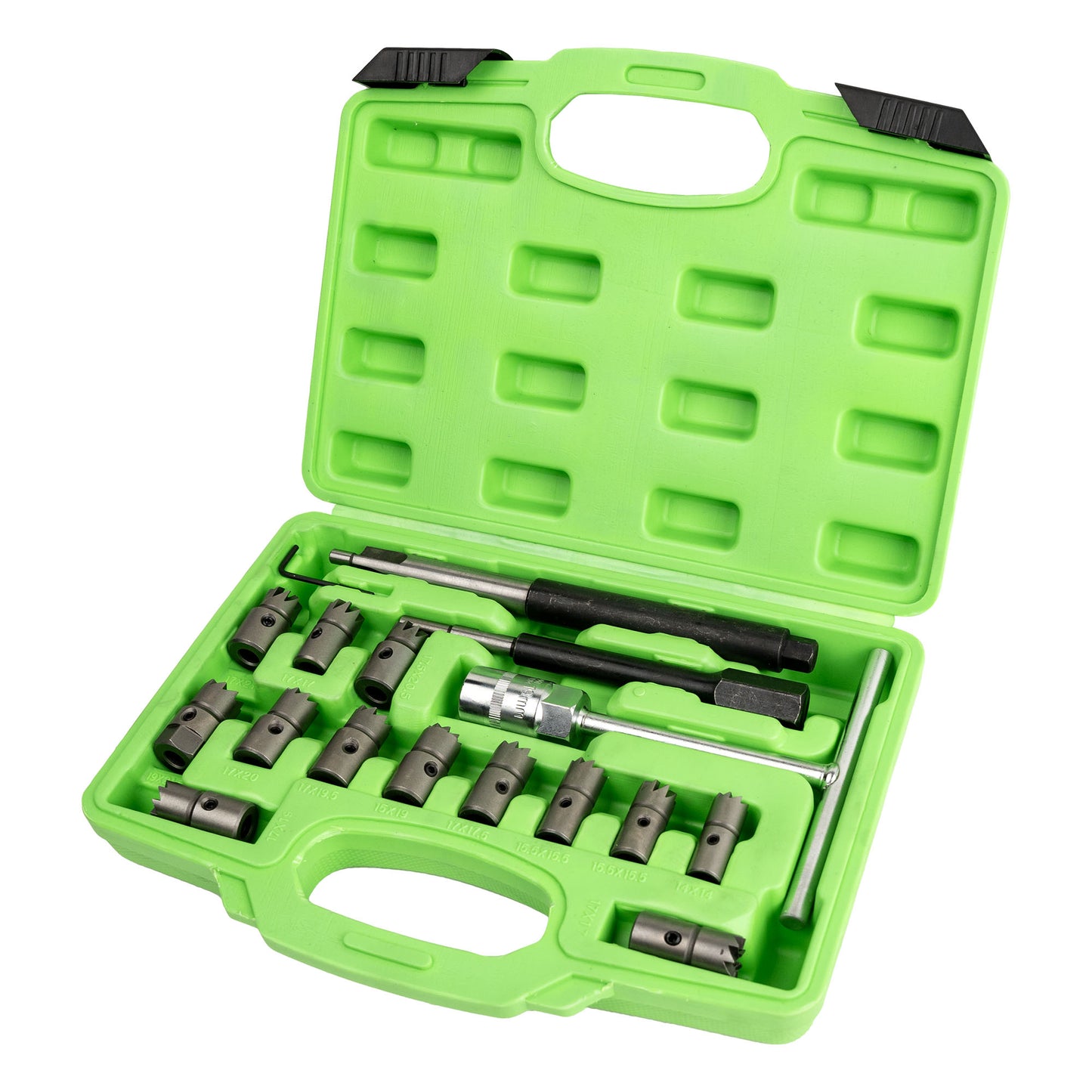 JBM SET DI SMERIGLIATORE PER SEDI INIETTORI 17 PZ 52813