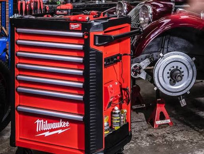 Milwaukee Carrello CP7 a 7 cassetti Attrezzato con Assortimento Automotive - 172 Utensili