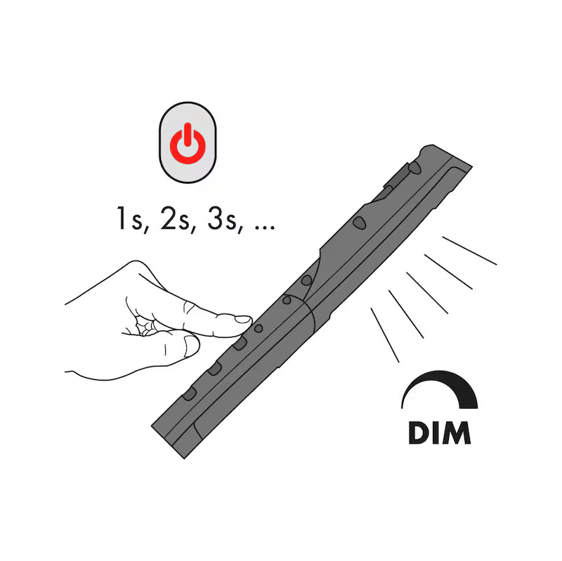 WÜRTH ERGOPOWER SLIM+ Lampada LED Ricaricabile Professionale 450 Lumen con Magneti e Testa Orientabile 150°