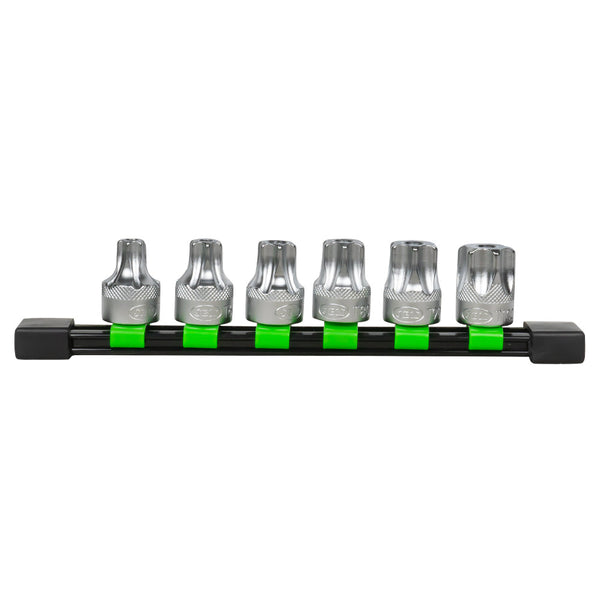 JBM SET DI 6 INSERTI TORX INVIOLABILI CON BUSSOLE 1/2"51410