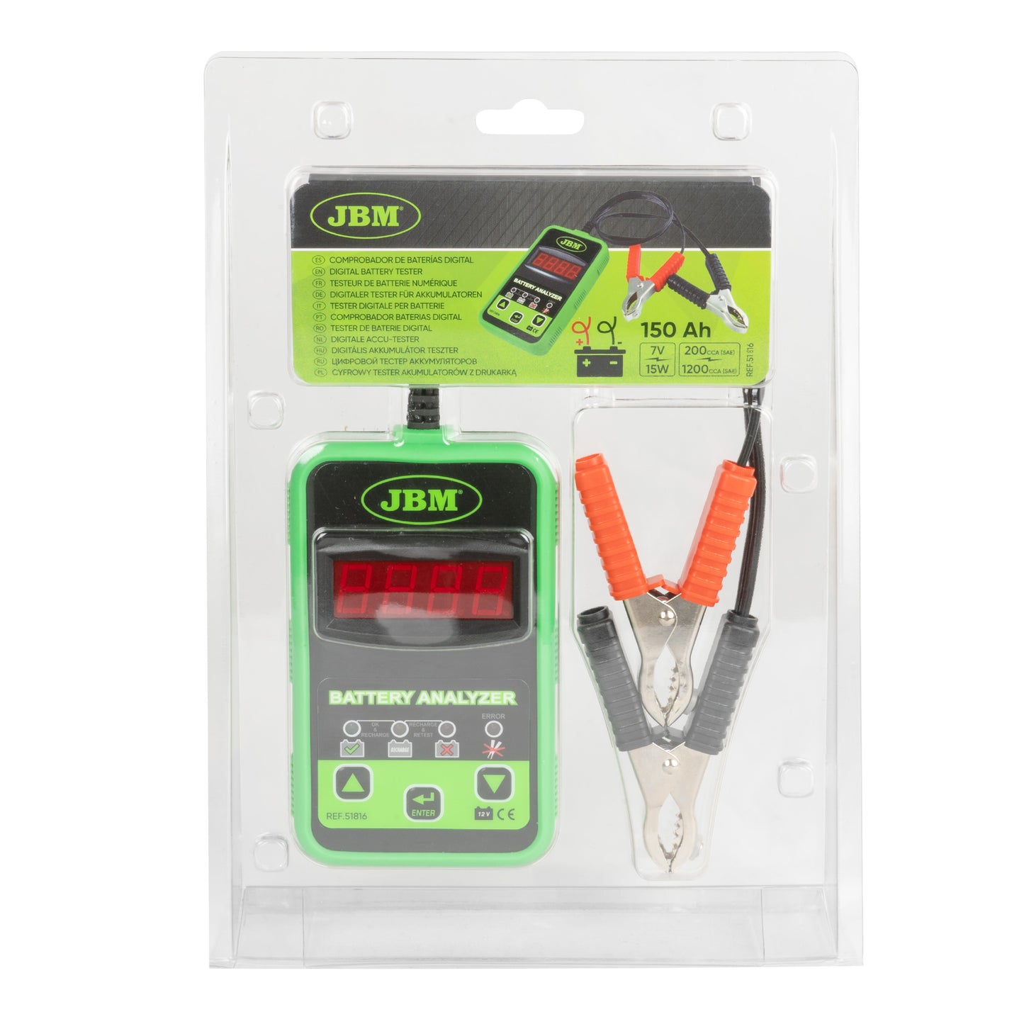 JBM TESTER DIGITALE PER BATTERIE 51816