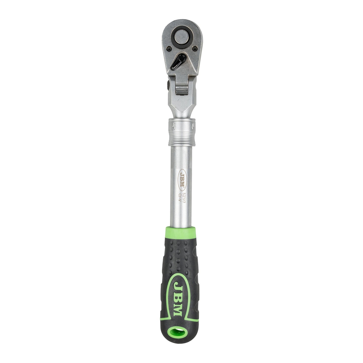 JBM CRICCHETTO ESTENDIBILE 1/2" 350-490MM CON TESTA ARTICOLATA A 72 DENTI 52197