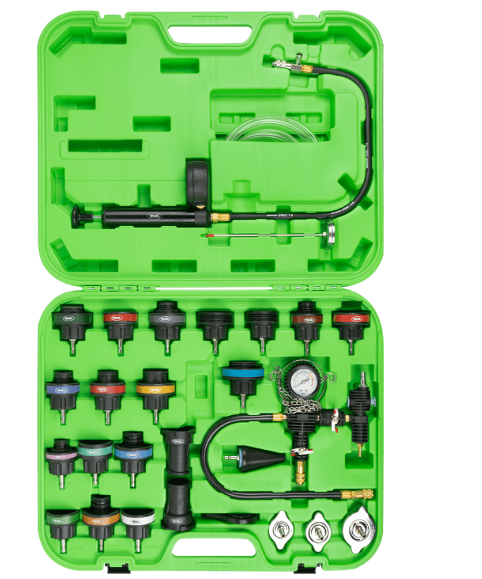 52687 RILEVATORE DI PERDITE DI PRESSIONE PER SISTEMA DI RAFFREDDAMENTO JBM - Techservice