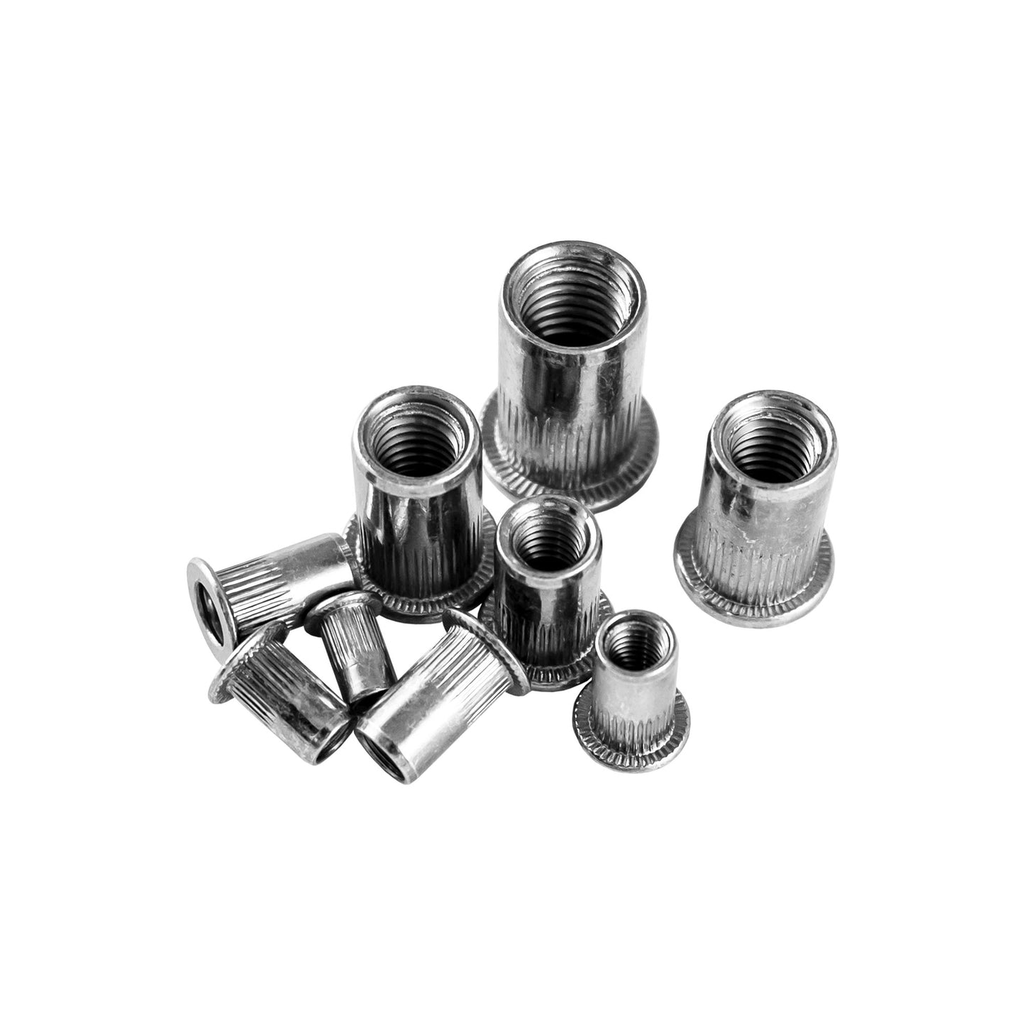JBM ASTUCCIO DI DADI A RIVETTO CON ZIGRINATURA IN ALLUMINIO 53361