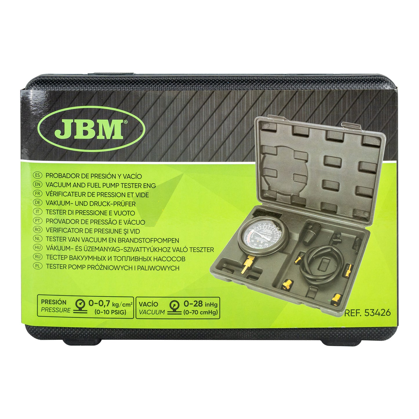 JBM TESTER DI PRESSIONE E VUOTO 53426