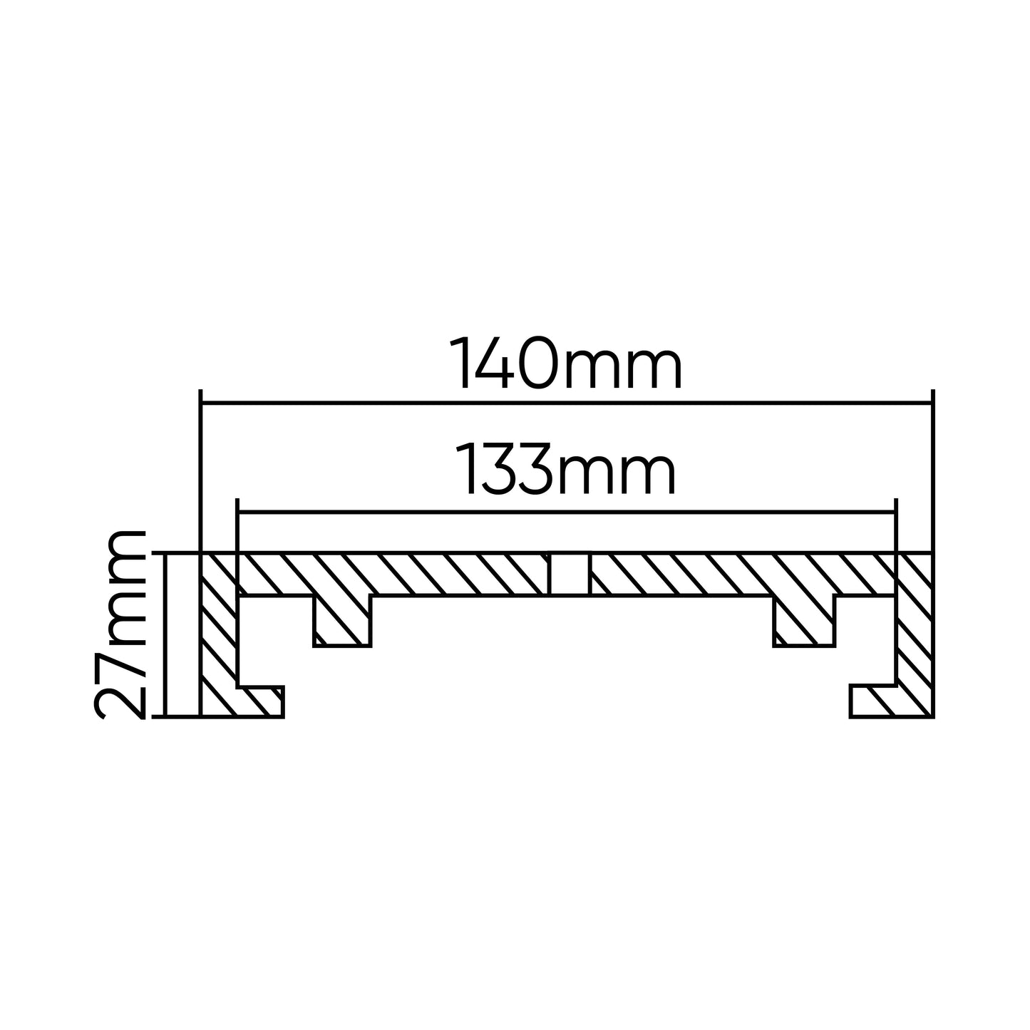 JBM TAMPONE IN GOMMA PER PONTE SOLLEVATORE OMCN 140MM 54359 | 4 PEZZI