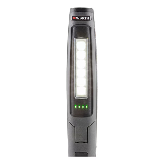 WÜRTH ERGOPOWER SLIM+ Lampada LED Ricaricabile Professionale 450 Lumen con Magneti e Testa Orientabile 150°