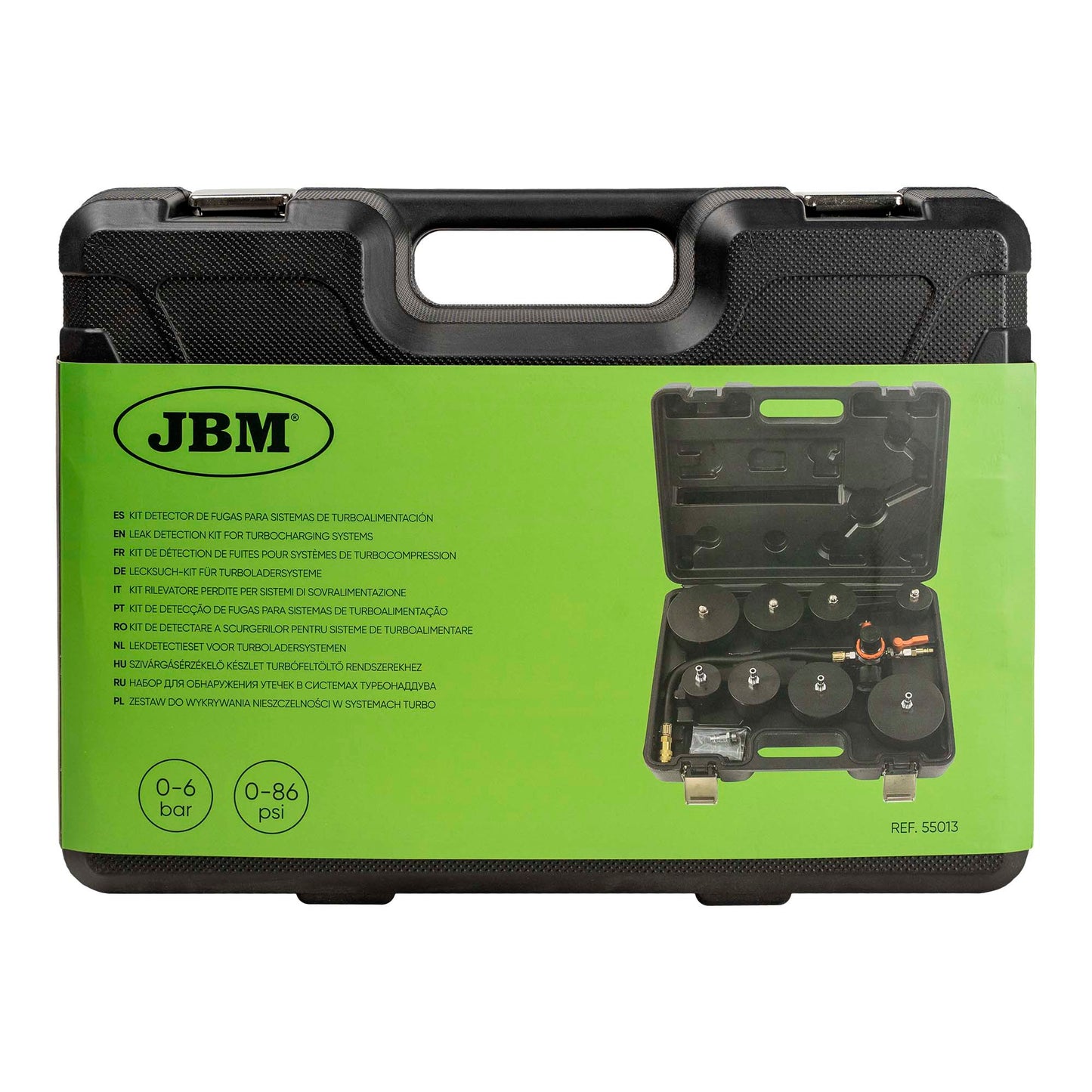 JBM KIT RILEVATORE PERDITE PER SISTEMI DI SOVRALIMENTAZIONE CON MANOMETRO 55013