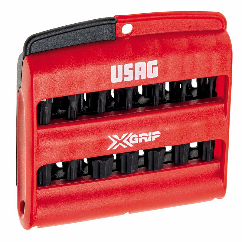 USAG - SET DI INSERTI CON PROFILO ESAGONALE E TORXSPECIALI X-GRIP (28 PZ) | 660XTE/S28