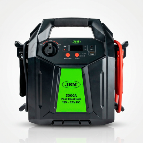 JBM AVVIATORE MULTIFUNZIONE PER VEICOLI CON DISPLAY DIGITALE E BATTERIE AL LITIO DA 48.000MAH – 12V/24V 55020