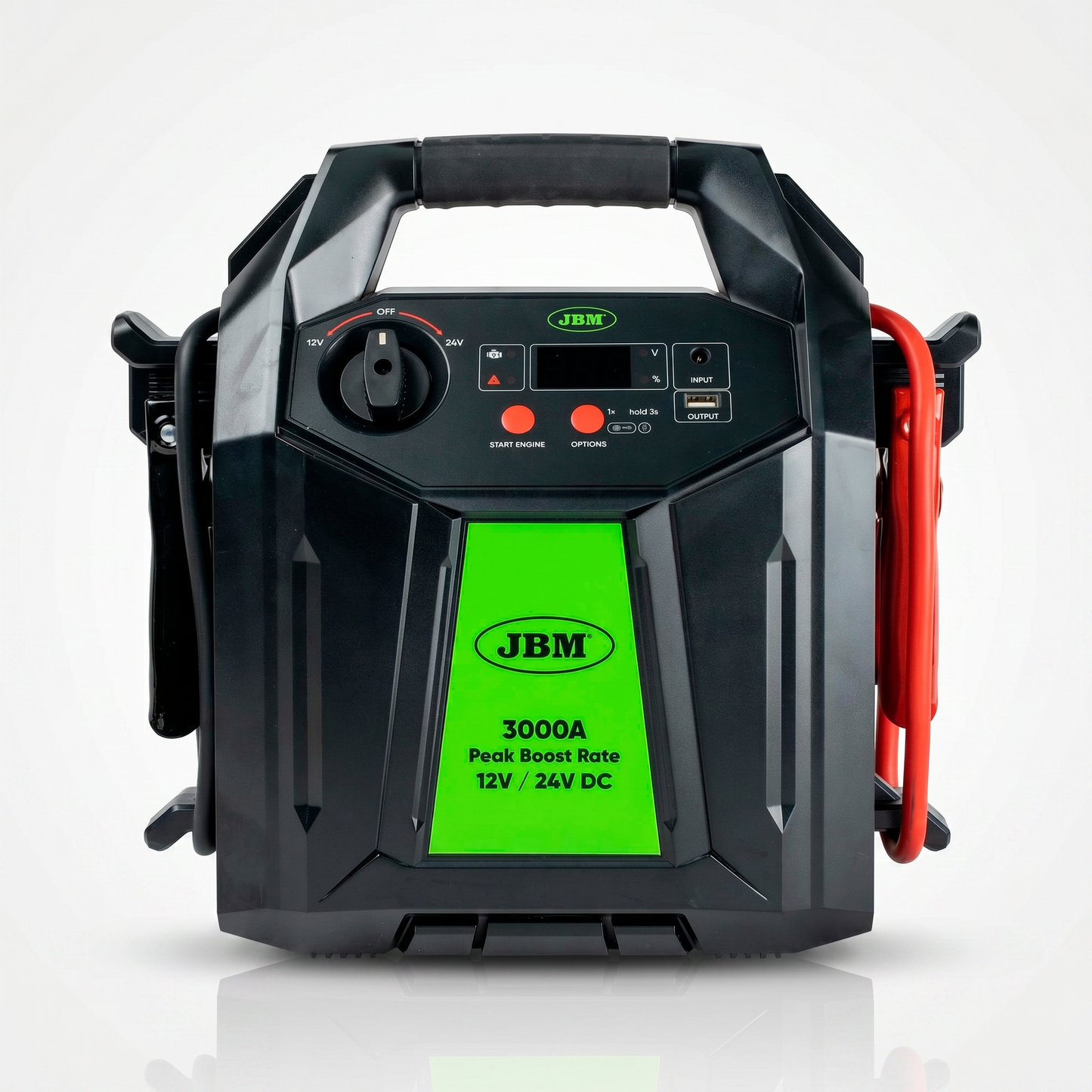 JBM AVVIATORE MULTIFUNZIONE PER VEICOLI CON DISPLAY DIGITALE E BATTERIE AL LITIO DA 48.000MAH – 12V/24V 55020