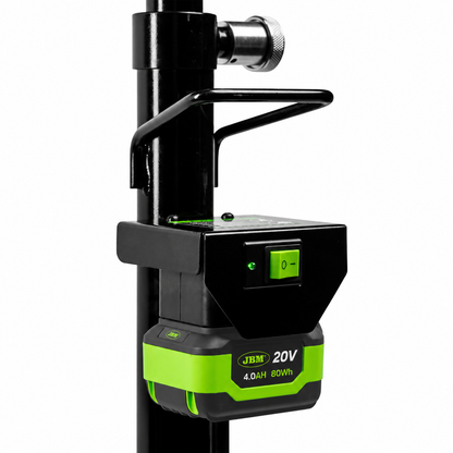 JBM Sollevatore da Fossa a Batteria 500 kg 20V con Batteria 4Ah e Caricabatterie Inclusi - 60073