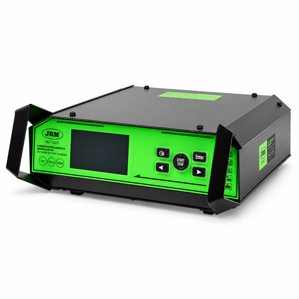 JBM CARICABATTERIE E STABILIZZATORE INTELLIGENTE 12V 100A CON BOOST 150A - 55017