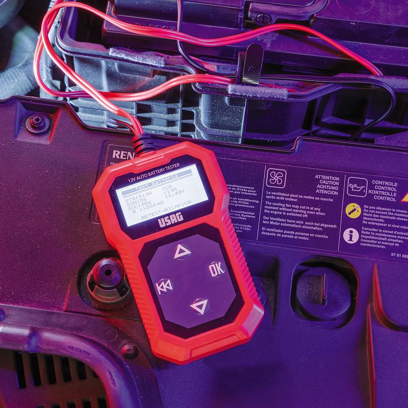 USAG 890 N – Tester Batterie 12V Professionale 100–2000 CCA