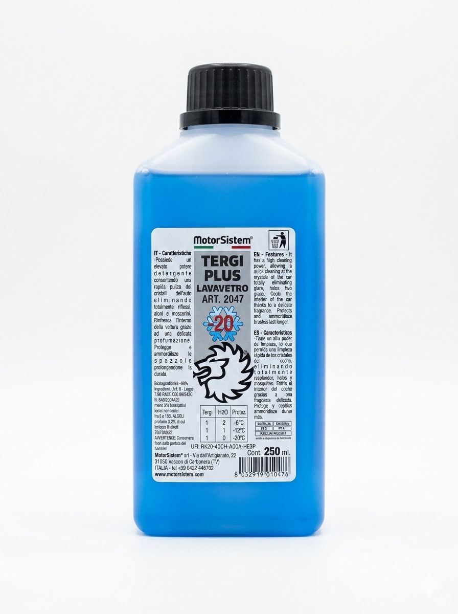 MOTORSISTEM TERGI PLUS LAVAVETRO 2047 250 ml | 12 PEZZI