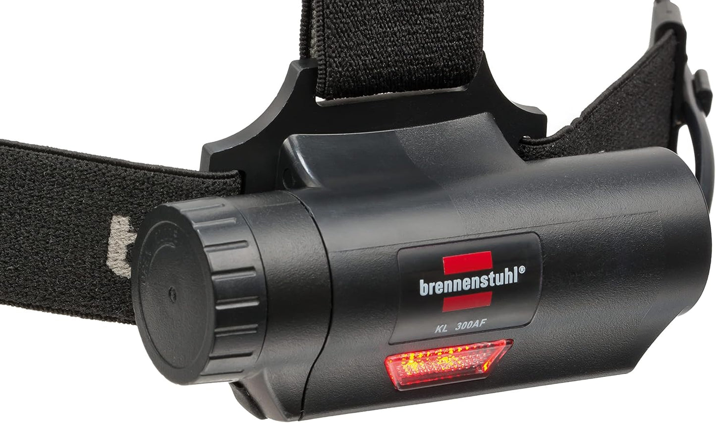 BRENNENSTHUHL LAMPADA FRONTALE TESTA LED con batteria ricaricabile KL 250AF BS-1177300-IP44 250lm