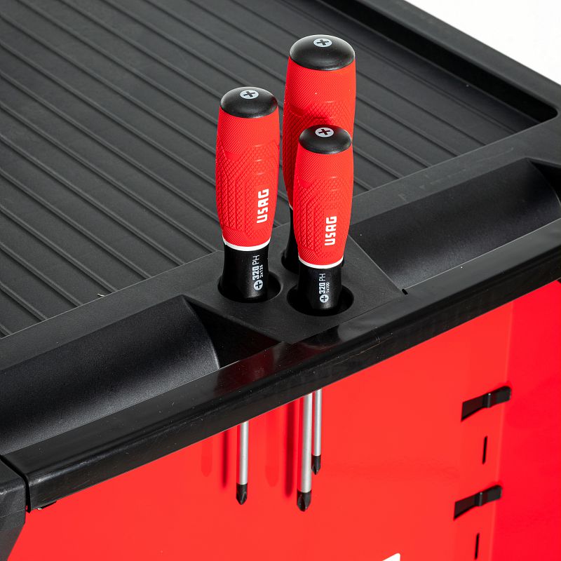 USAG 515 J6SM – Carrello JUST 6 Cassetti con 265 Utensili Professionali