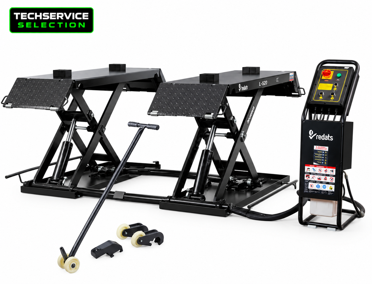 REDATS L-540 – Ponte Sollevatore a Forbice 3T con Kit Mobile Incluso