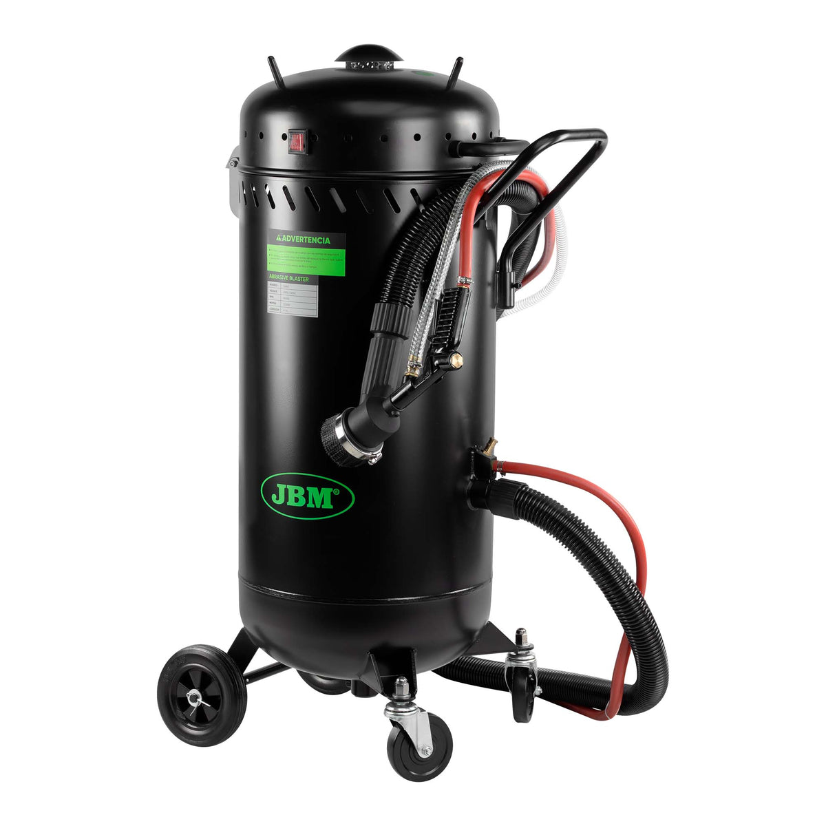 JBM MACCHINA SABBIATRICE CON SISTEMA DI ASPIRAZIONE E VUOTO – 17L 54867