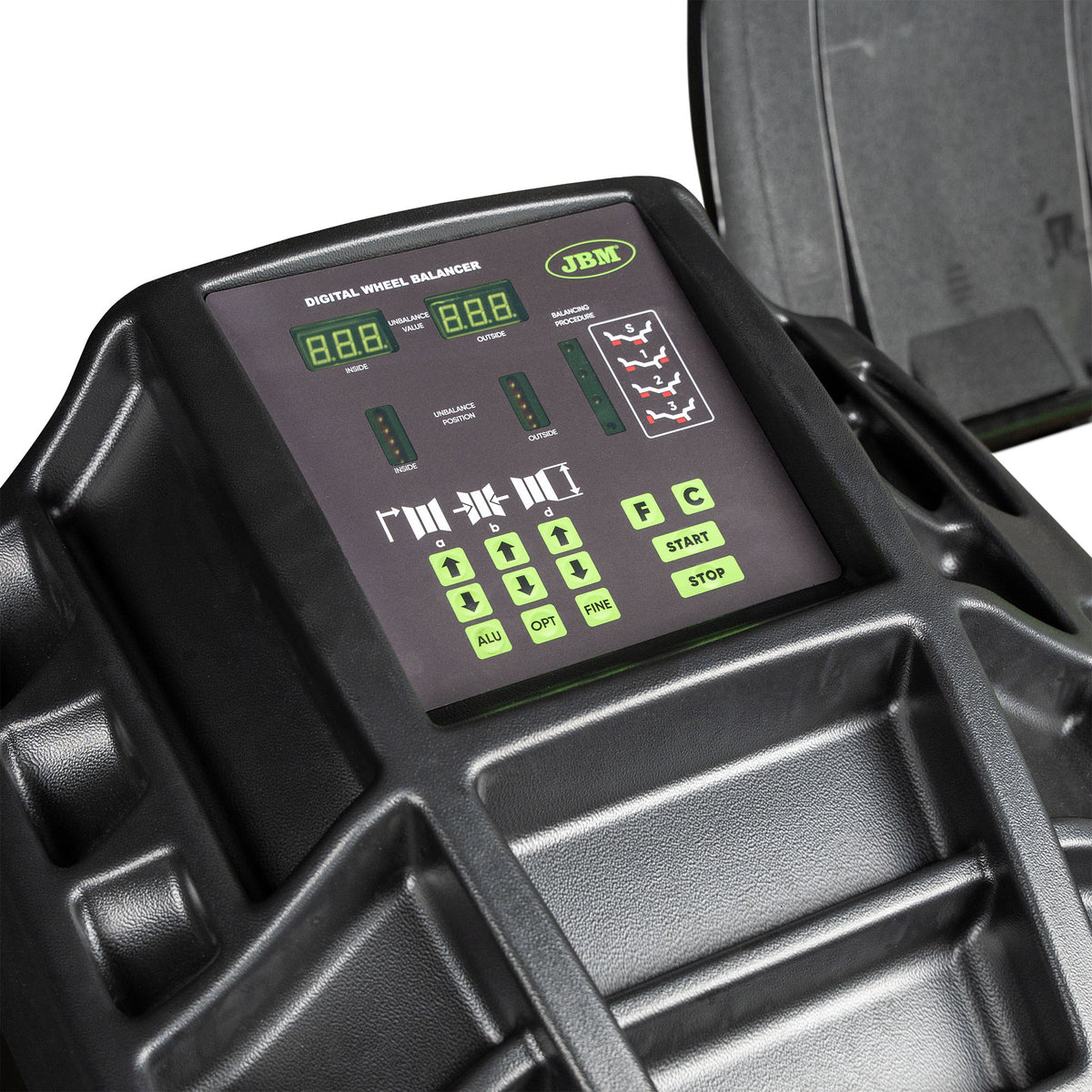 JBM – Pacchetto Gommista con Smontagomme Semiautomatico 54581 + Equilibratrice Digitale 54582