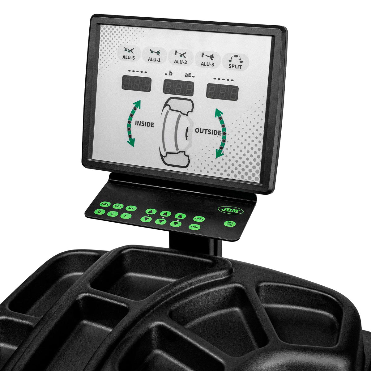 JBM – Pacchetto Gommista Professionale con Smontagomme Automatico 380V + Equilibratrice Ruote Digitale con Pedale Freno e Laser - Serie 631