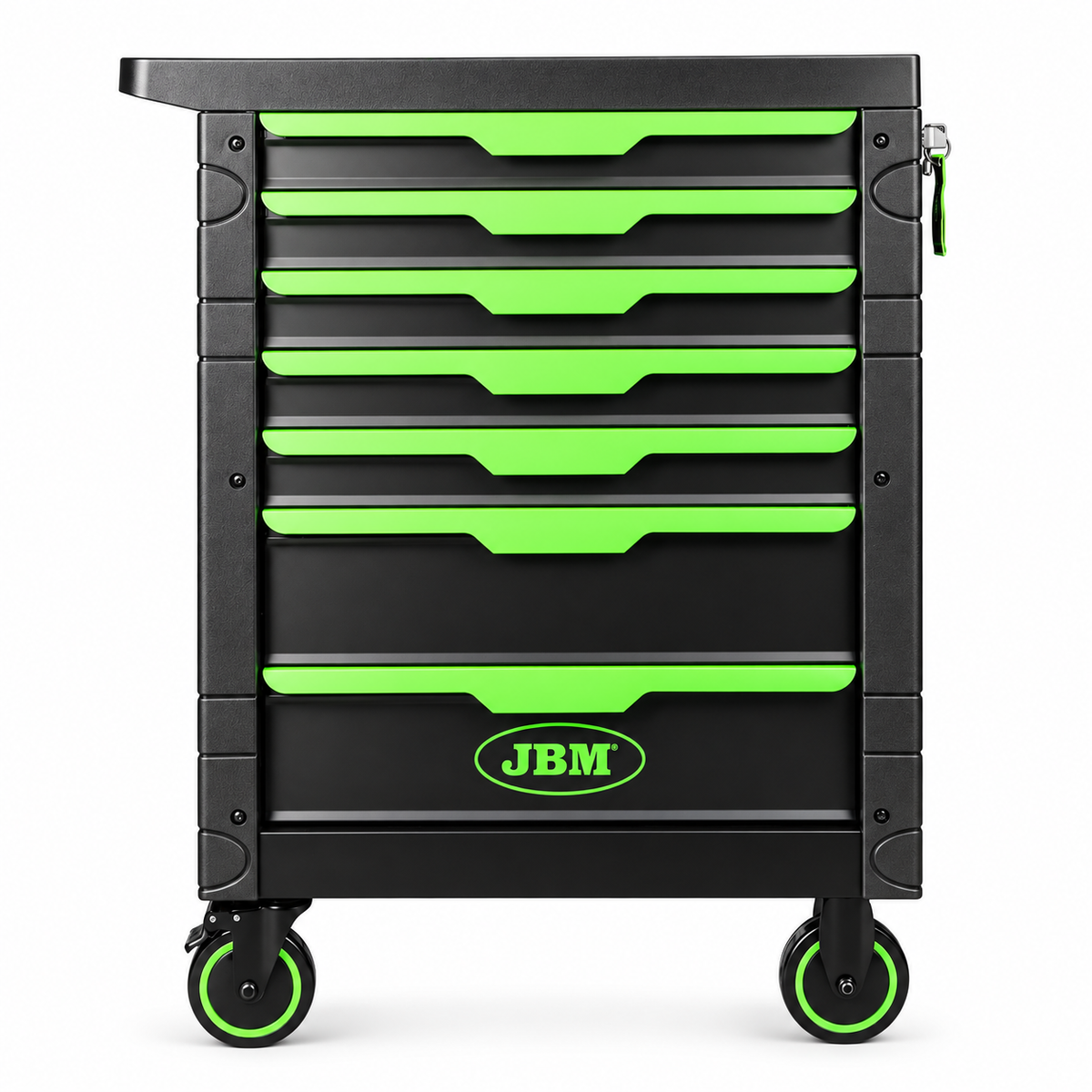 JBM CARRELLO PORTAUTENSILI VERDE 7 CASSETTI CON 172 UTENSILI - 54389