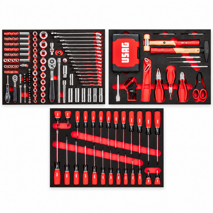USAG 515 J6SM – Carrello JUST 6 Cassetti con 265 Utensili Professionali