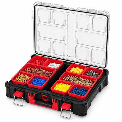 Milwaukee PACKOUT™ Organiser con 10 Scomparti Rimovibili IP65 – 4932464082