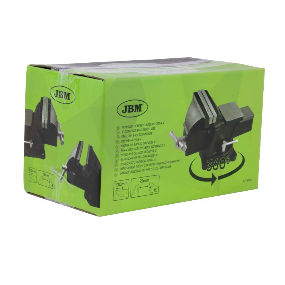 JBM MORSA DA BANCO CON BASE GIREVOLE 4" 53031