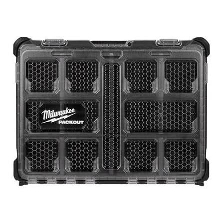 Milwaukee PACKOUT™ Organiser con 10 Scomparti Rimovibili IP65 – 4932464082