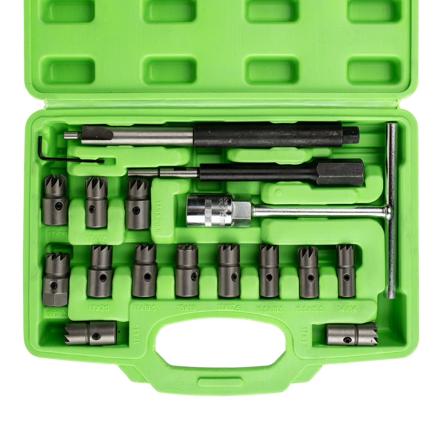 JBM SET DI SMERIGLIATORE PER SEDI INIETTORI 17 PZ 52813