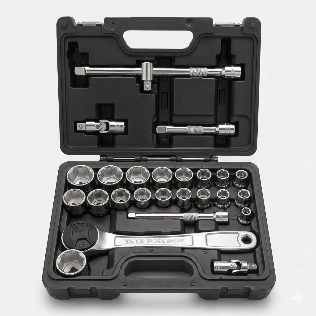 BETA WORKER  ASSORTIMENTO DI 20 CHIAVI A BUSSOLA ESAGONALI E 5 ACCESSORI BW 923E/C25