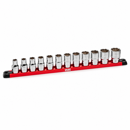 USAG 235 1/2 X/SE12 – Set 12 Bussole Esagonali X-Grip 1/2” 10–24 mm