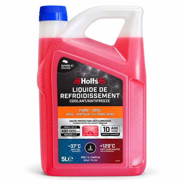 Holts Liquido Refrigerante Antigelo Ford Opel 5 L – Pronto all’Uso -37°C / +129°C – HAFR0010B